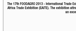 the 17th foodagro 2013