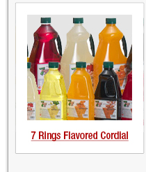 7 rings flavored cordial