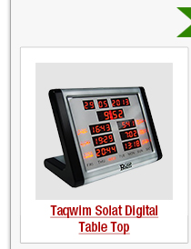 taqwim solat digital table top